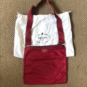 Prada nylon crossbody bag